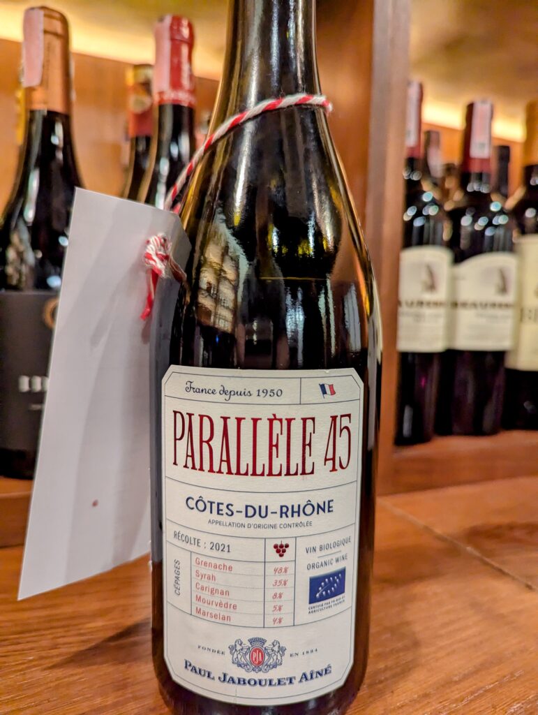 Parallele 45 cotes-du-rhone